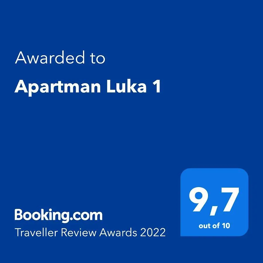 Apartament Apartman Luka 1 Šibuljina Chorwacja